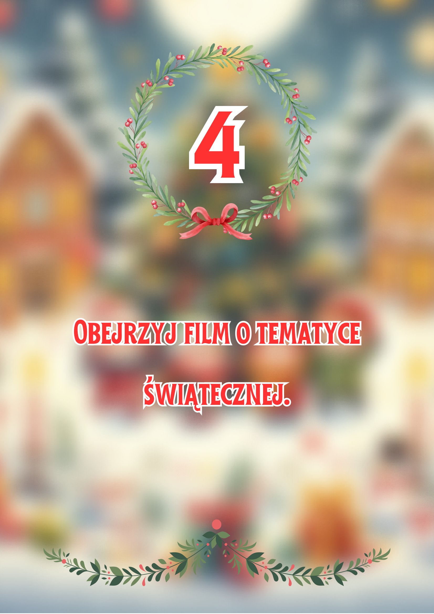 Kalendarz adwentowy 4 grudnia